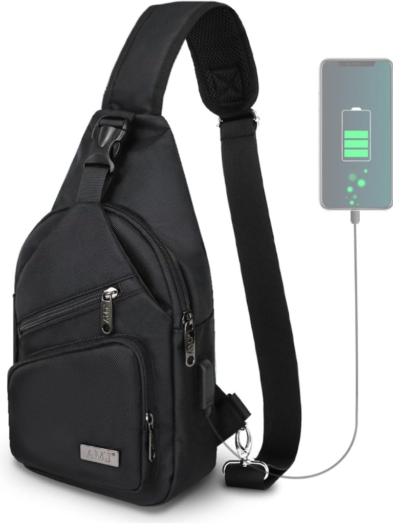 Unisex Crossbody Sling Bag - Casual Shoulder Backpack & Chest Daypack For Travel